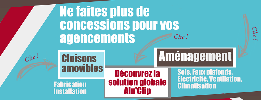 AluCip cloisons amovibles bureaux